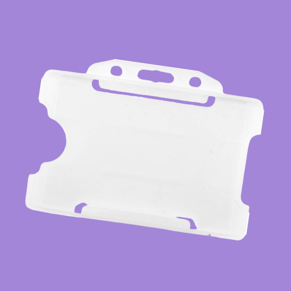 Single Sided ID Card Holder - Clear
