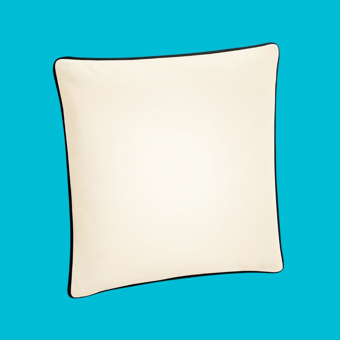 Fairtrade Cotton Piped Cushion Cover
