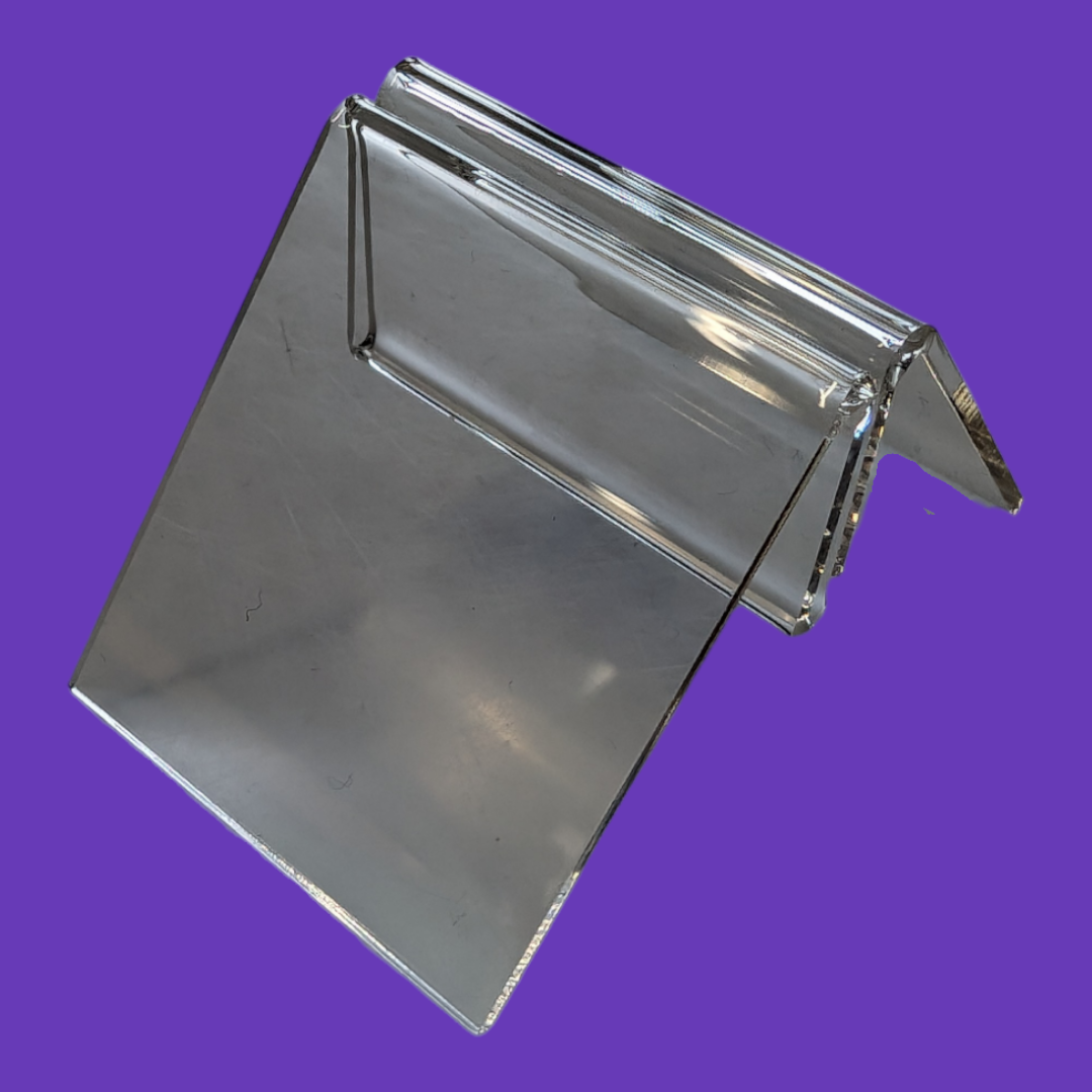 Clear Acrylic Menu Holder Base