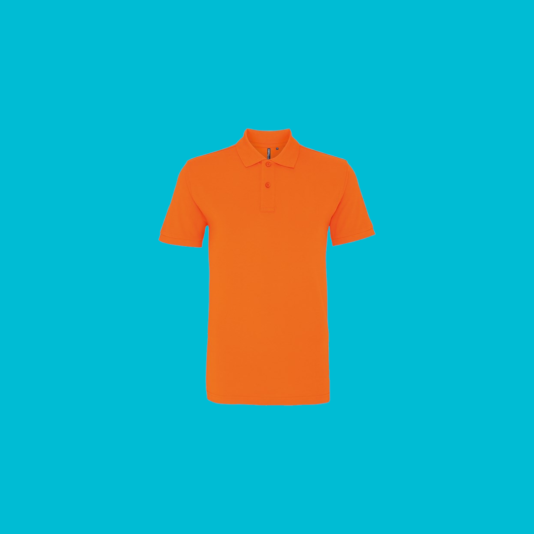 Asquith and Fox Mens Polo - Orange
