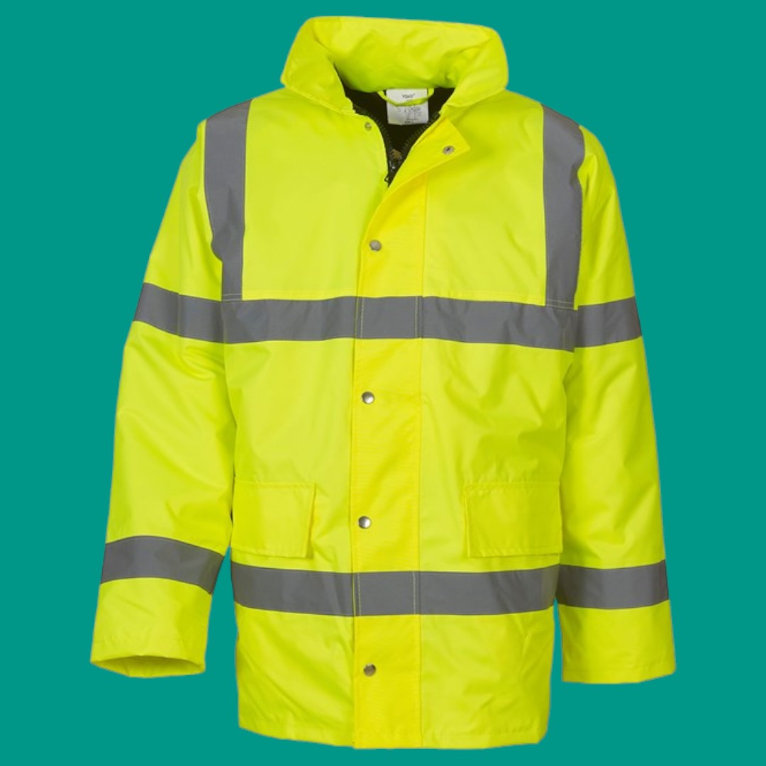 Hi Vis Classic Motorway Jacket Yellow