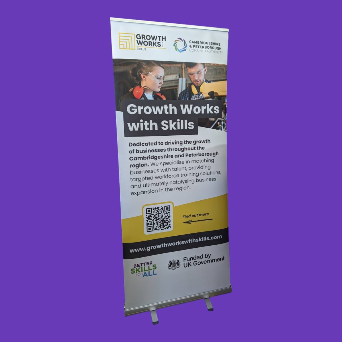 850mm Wide Standard Roller Banner