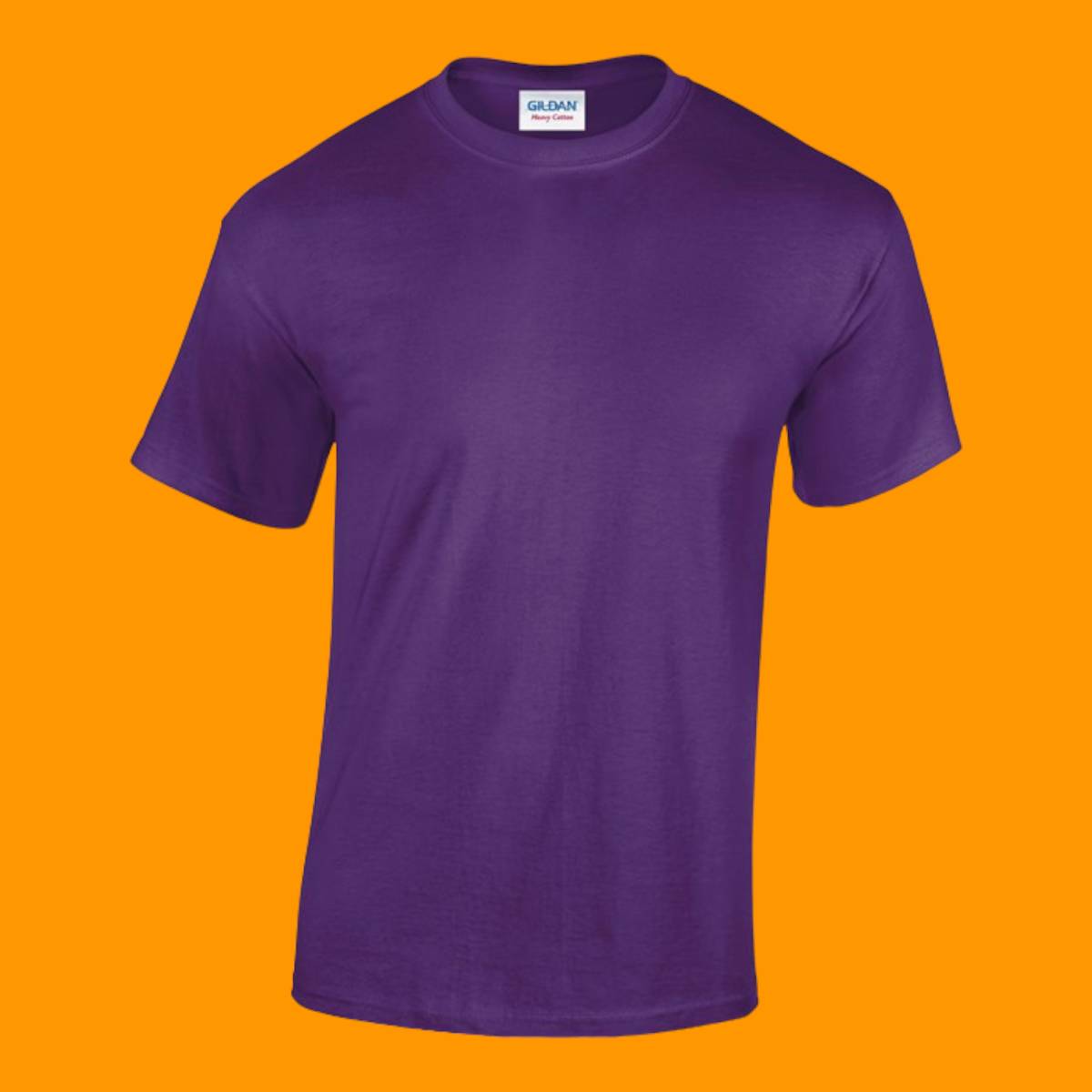 Gildan Heavy Cotton Adult Tee Purple XL
