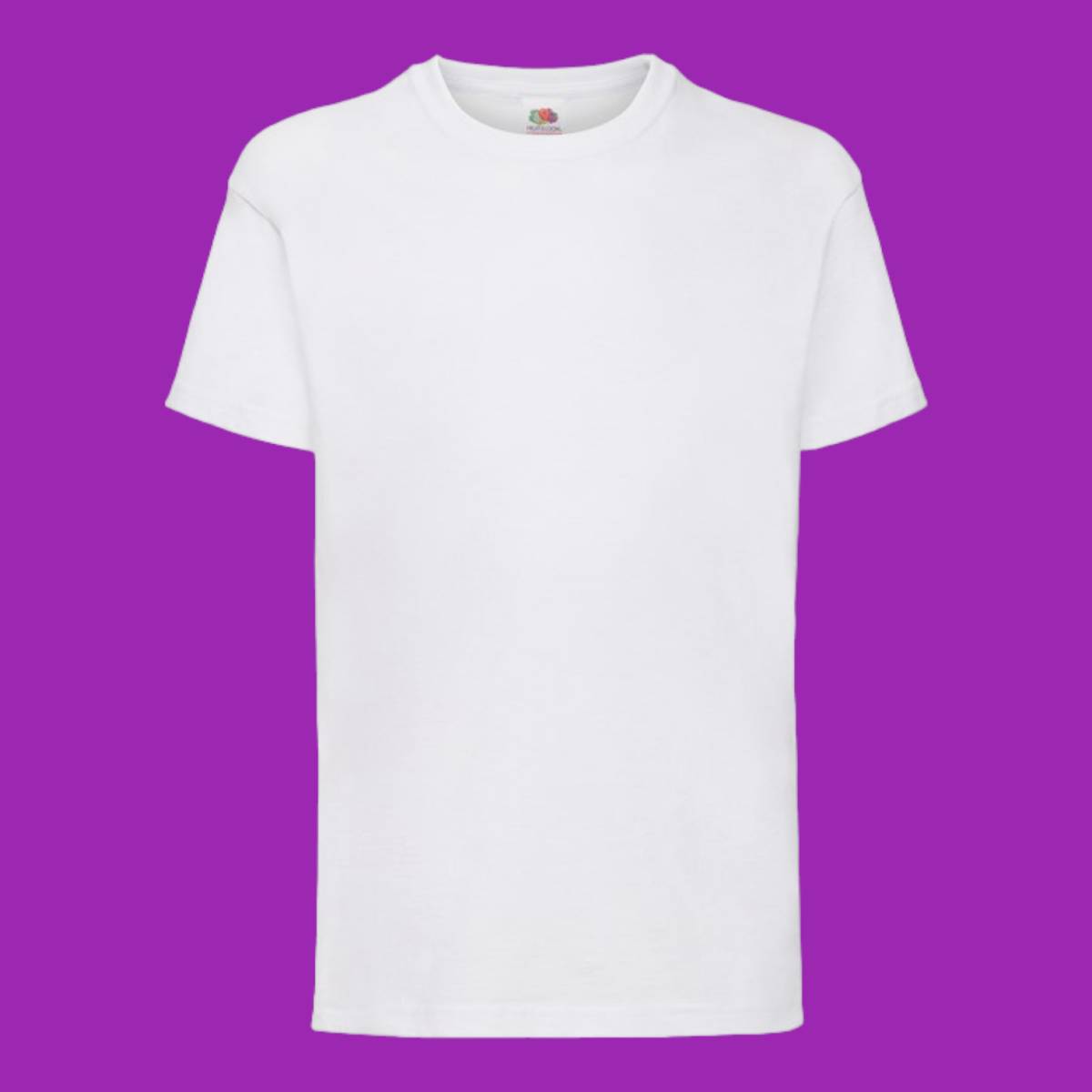 Fruit Of The Loom Kids Valueweight Tee White 9-11