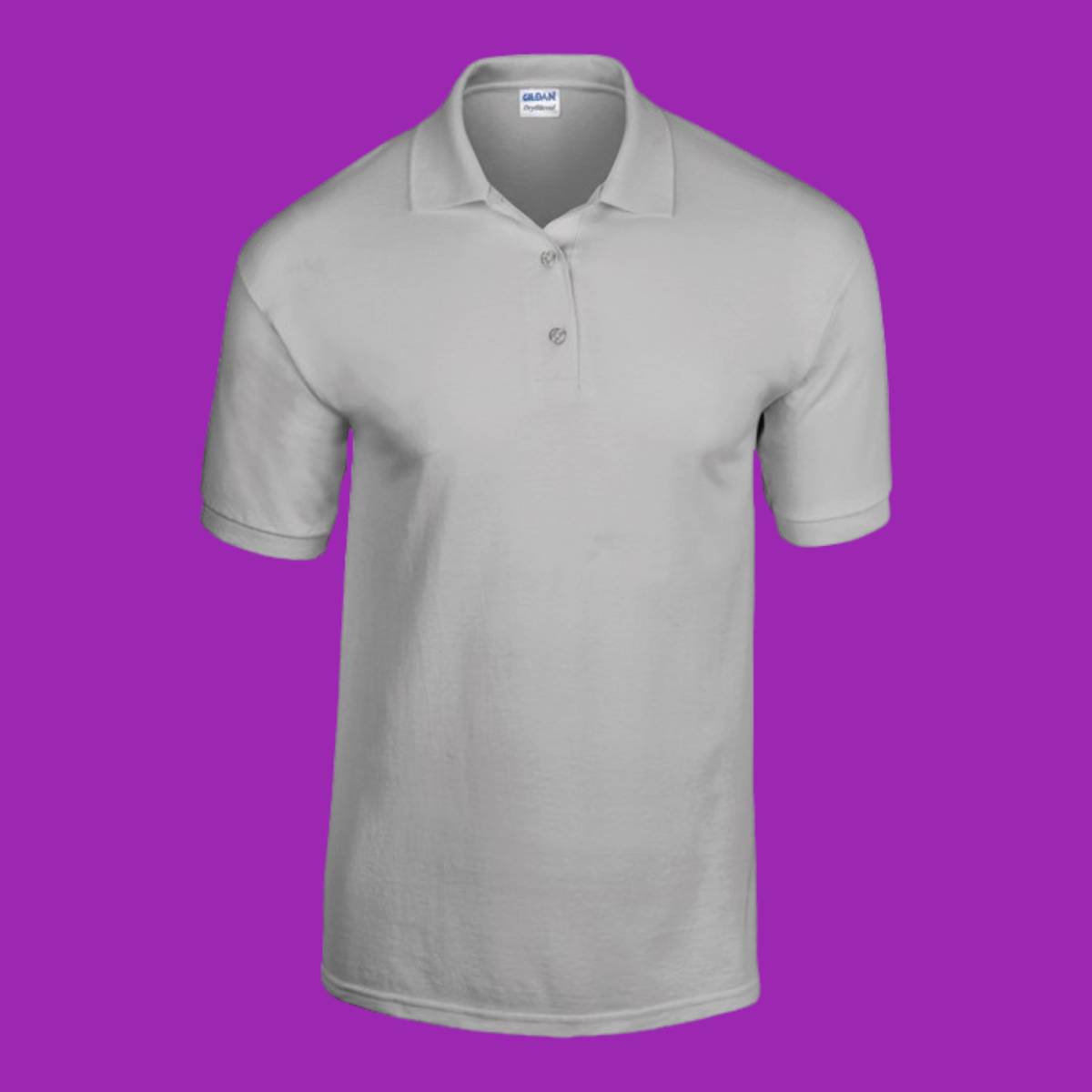 Gildan DryBlend Jersey Knit Polo Sports Grey Small