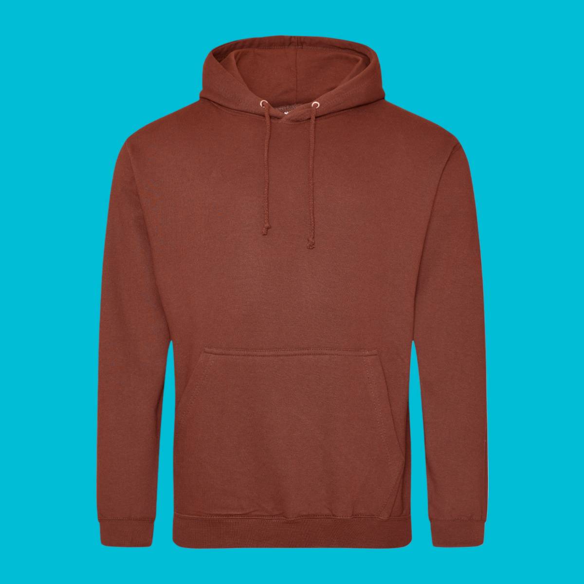 AWDis College Hoodie - Red Rust