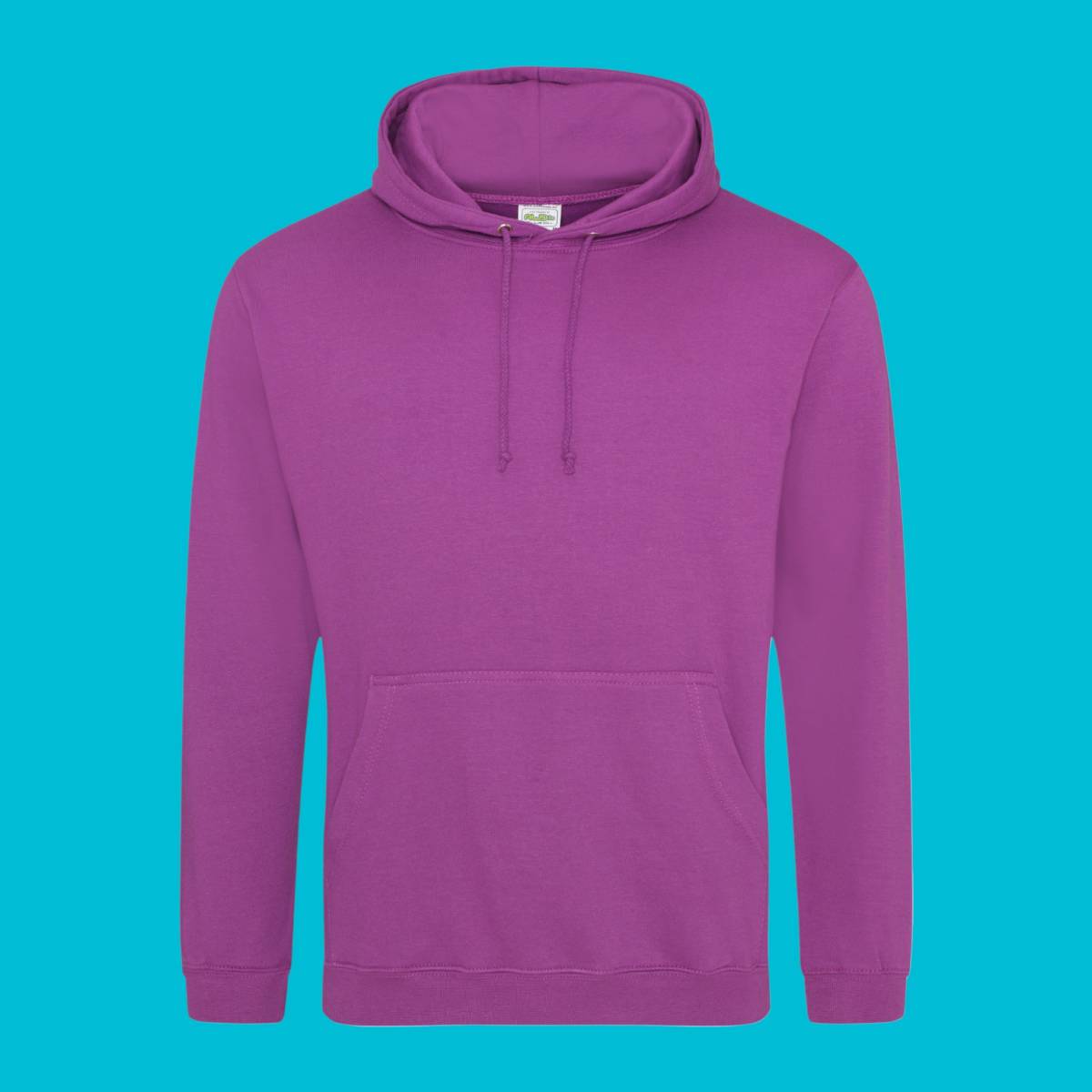 AWDis College Hoodie - Magenta Magic
