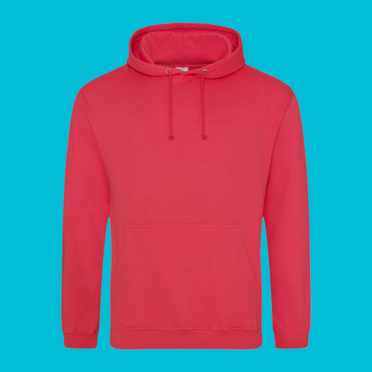 AWDis College Hoodie - Lipstick Pink