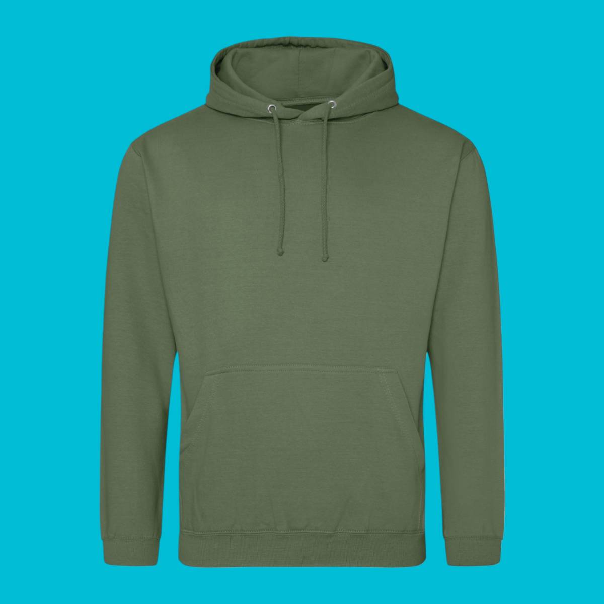AWDis College Hoodie - Earthy Green