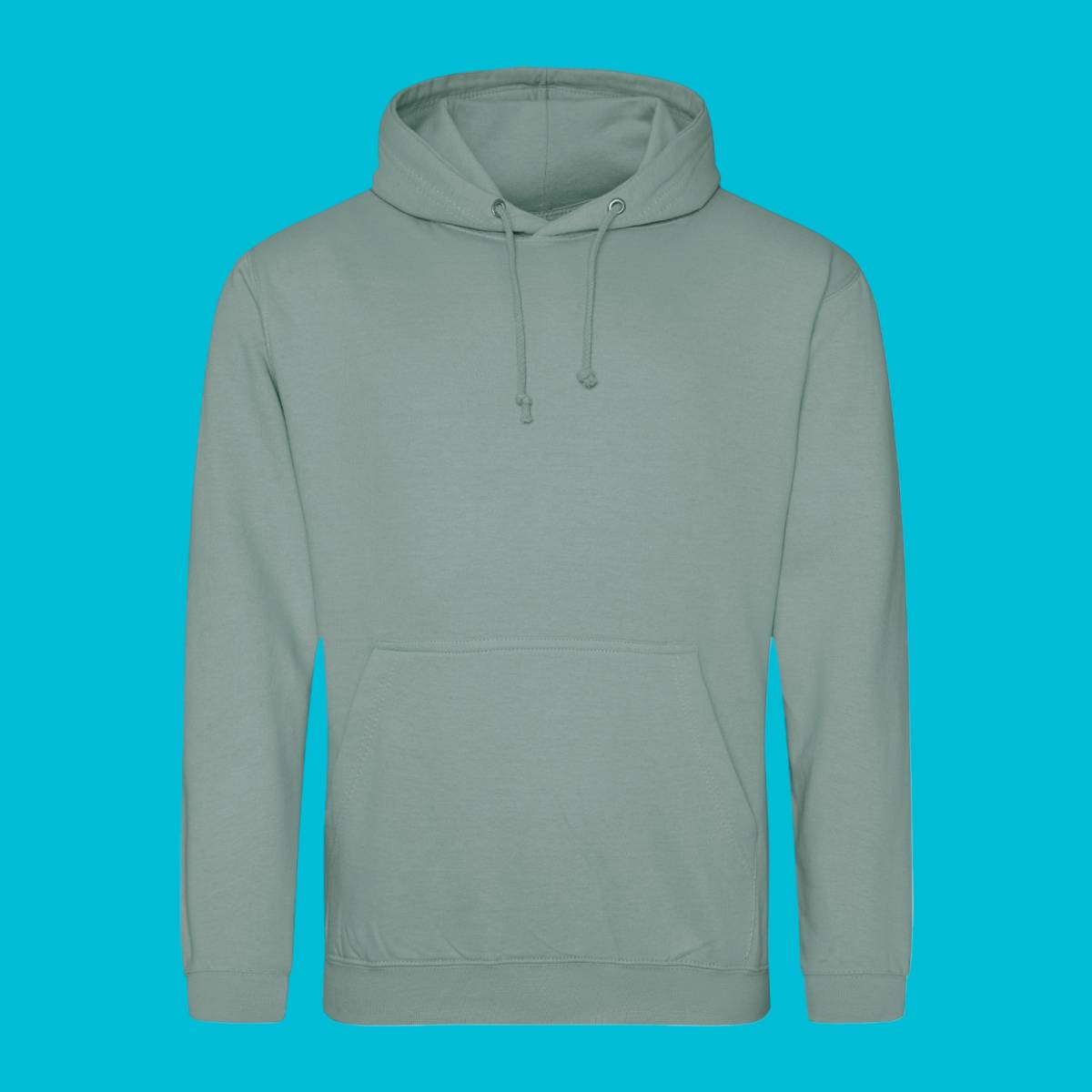 AWDis College Hoodie - Dusty Green