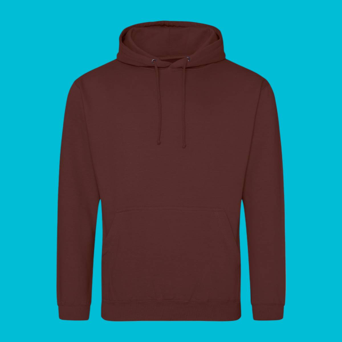 AWDis College Hoodie - Chocolate Fudge Brownie