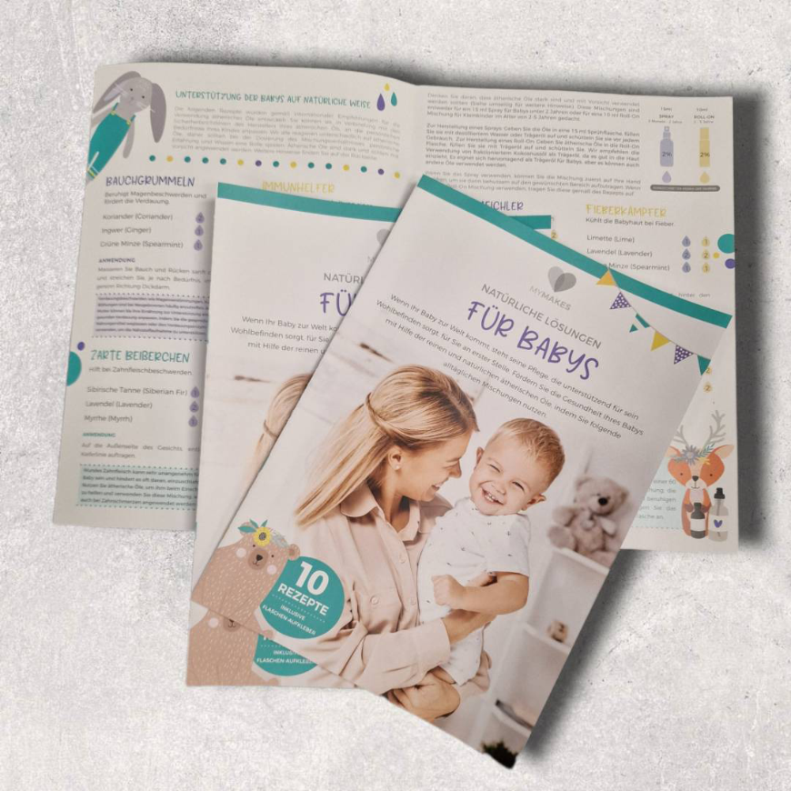 Example of our Leaflet Printing - these could be flat or folded for your festive marketing