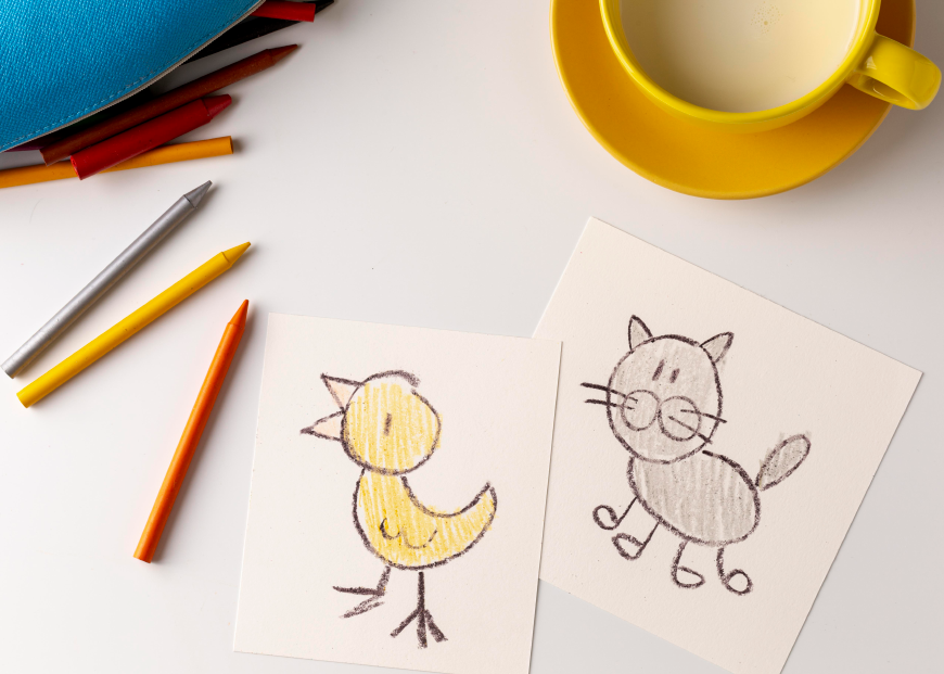 Your personalised cards your way - add images or drawings or special notes to your loved ones