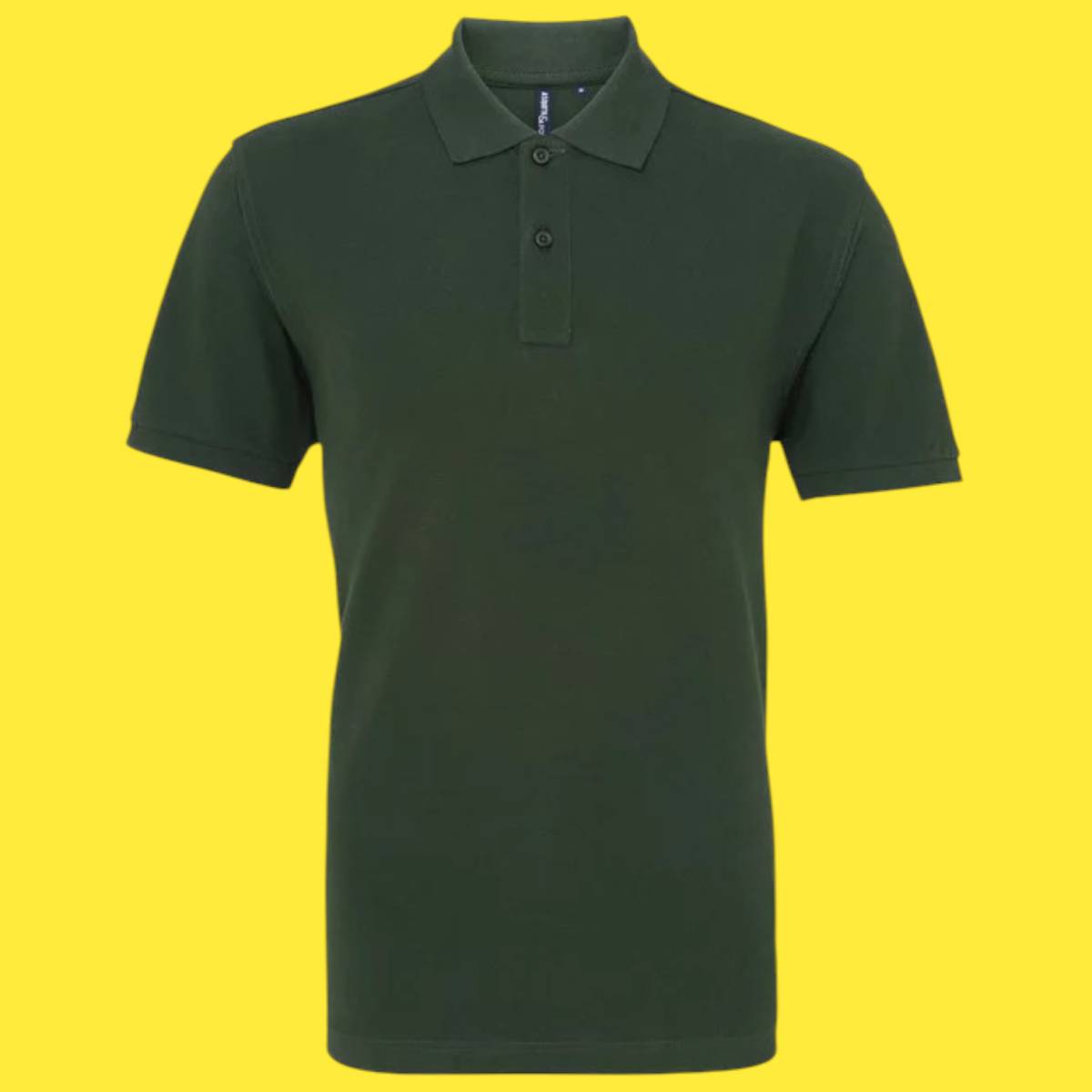 Asquith and Fox Mens Polo - Bottle Green