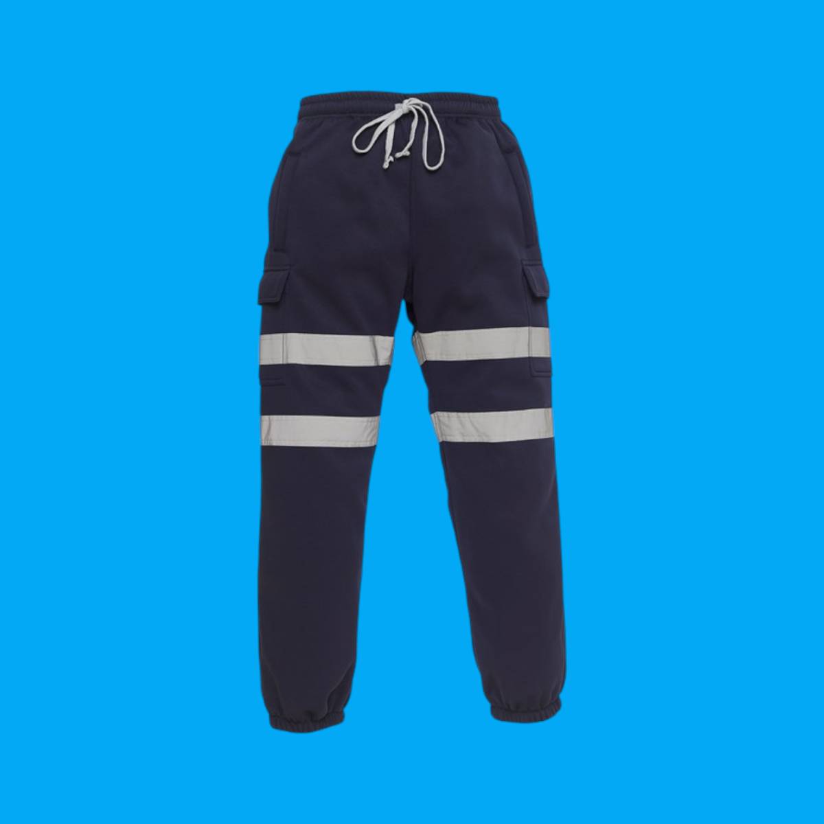 Hi Vis Jogging Pants - Navy