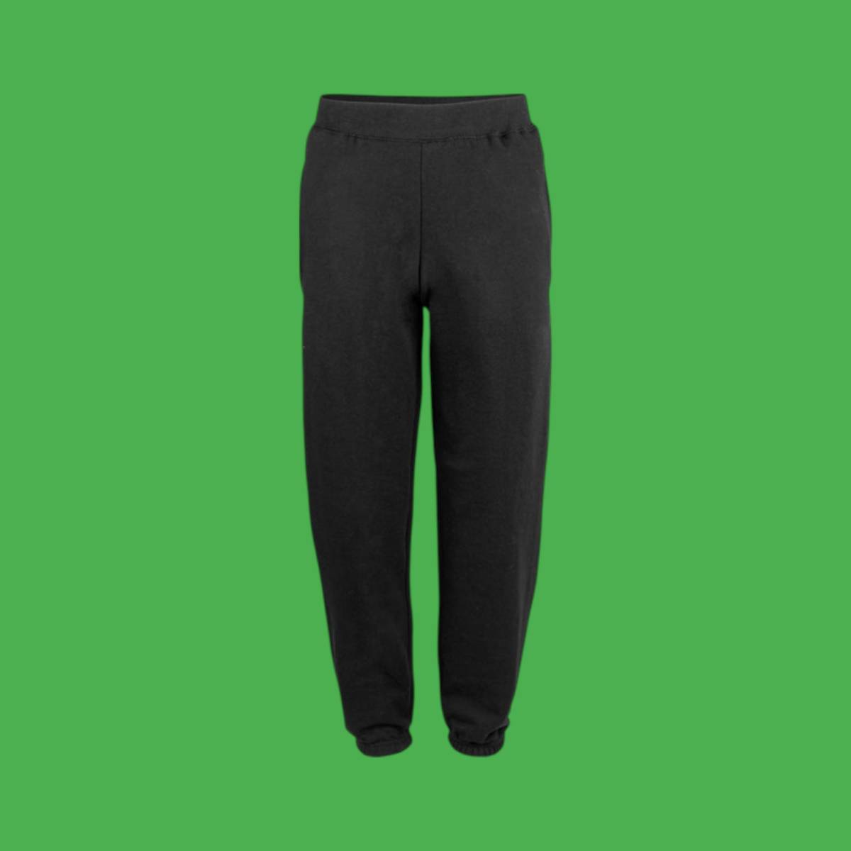 AWDis College Cuffed Sweatpants - Jet Black