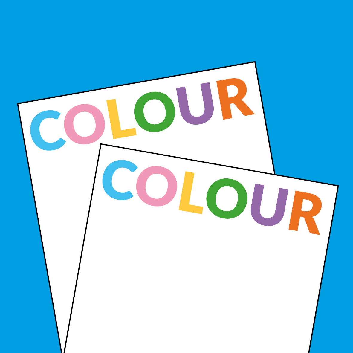 A4 Colour Print Digitally Double Sided