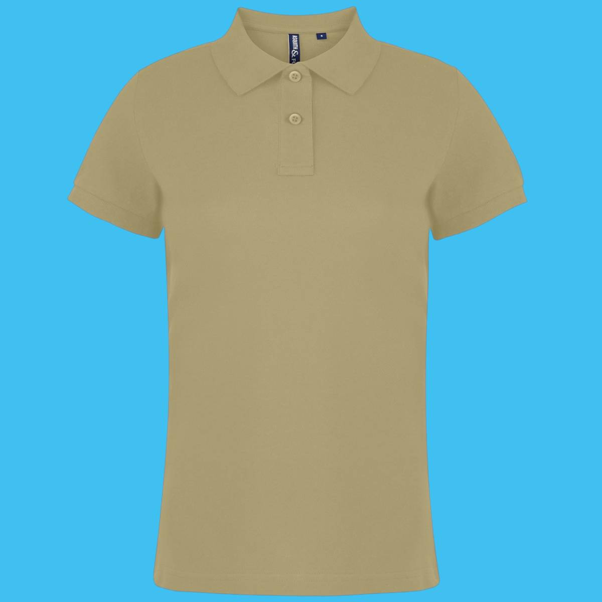 A khaki polo top