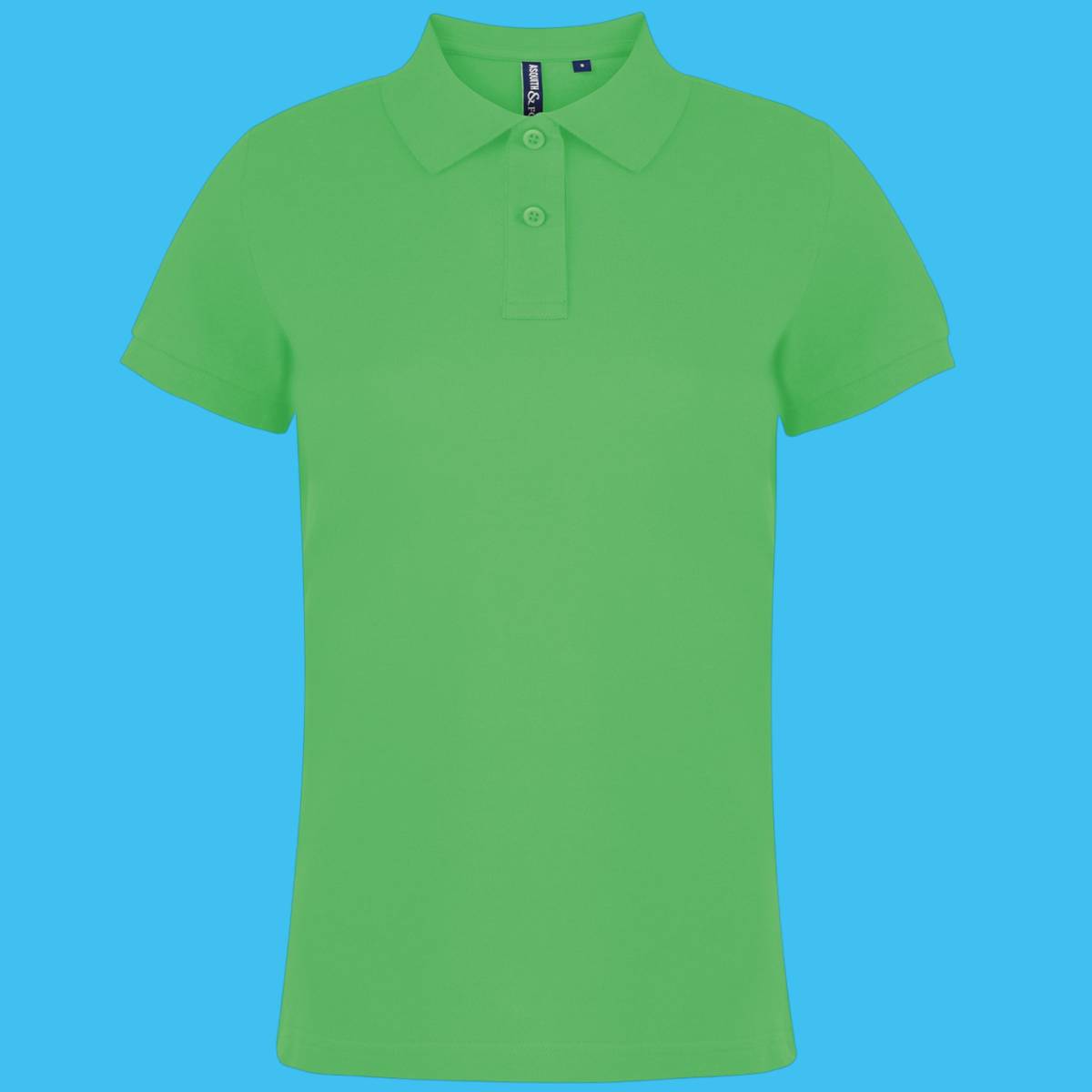 A lime polo top