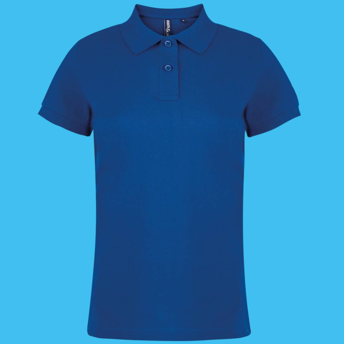 A royal polo top
