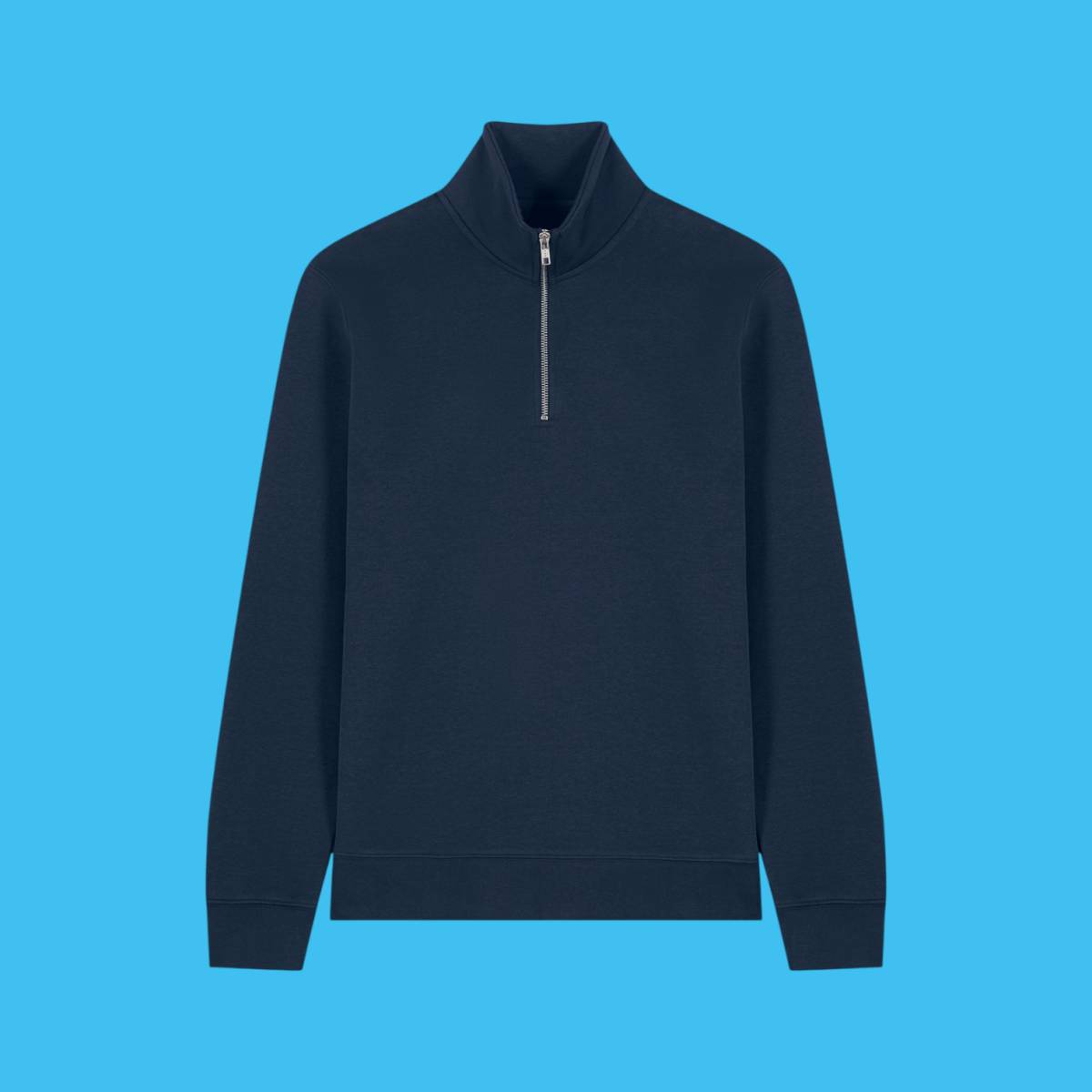 Stanley & Stella Quarter Zip Sweatshirt 2 - French Navy