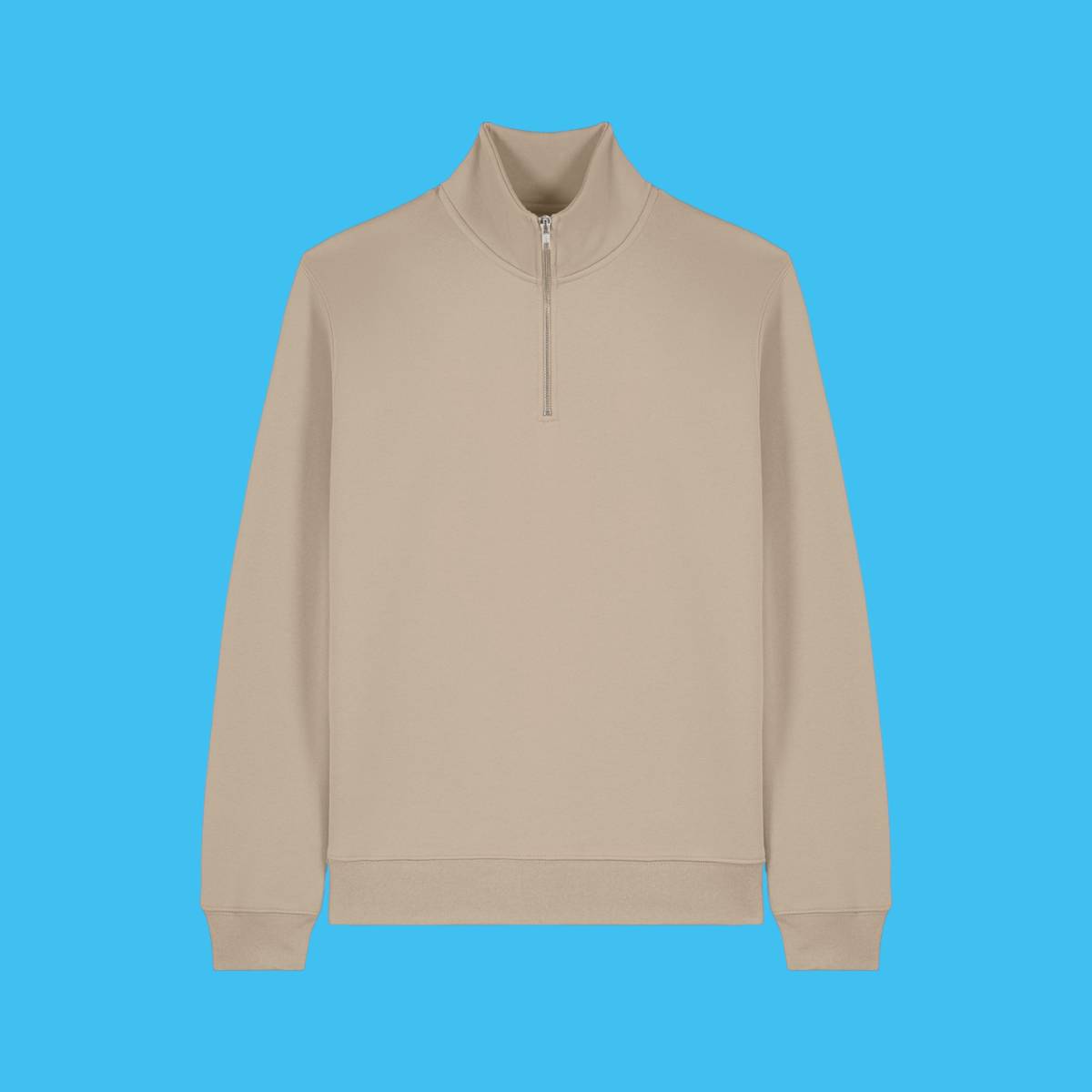 Stanley & Stella Quarter Zip Sweatshirt 2 - Desert Dust