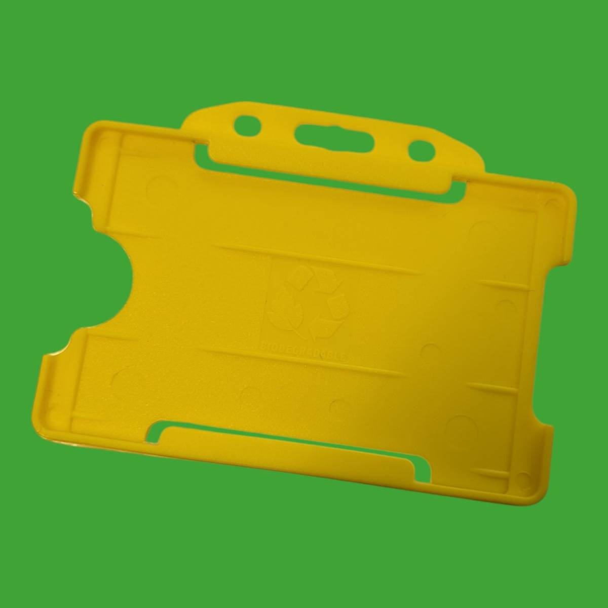 Single Sided ID Card Holder - Yellow