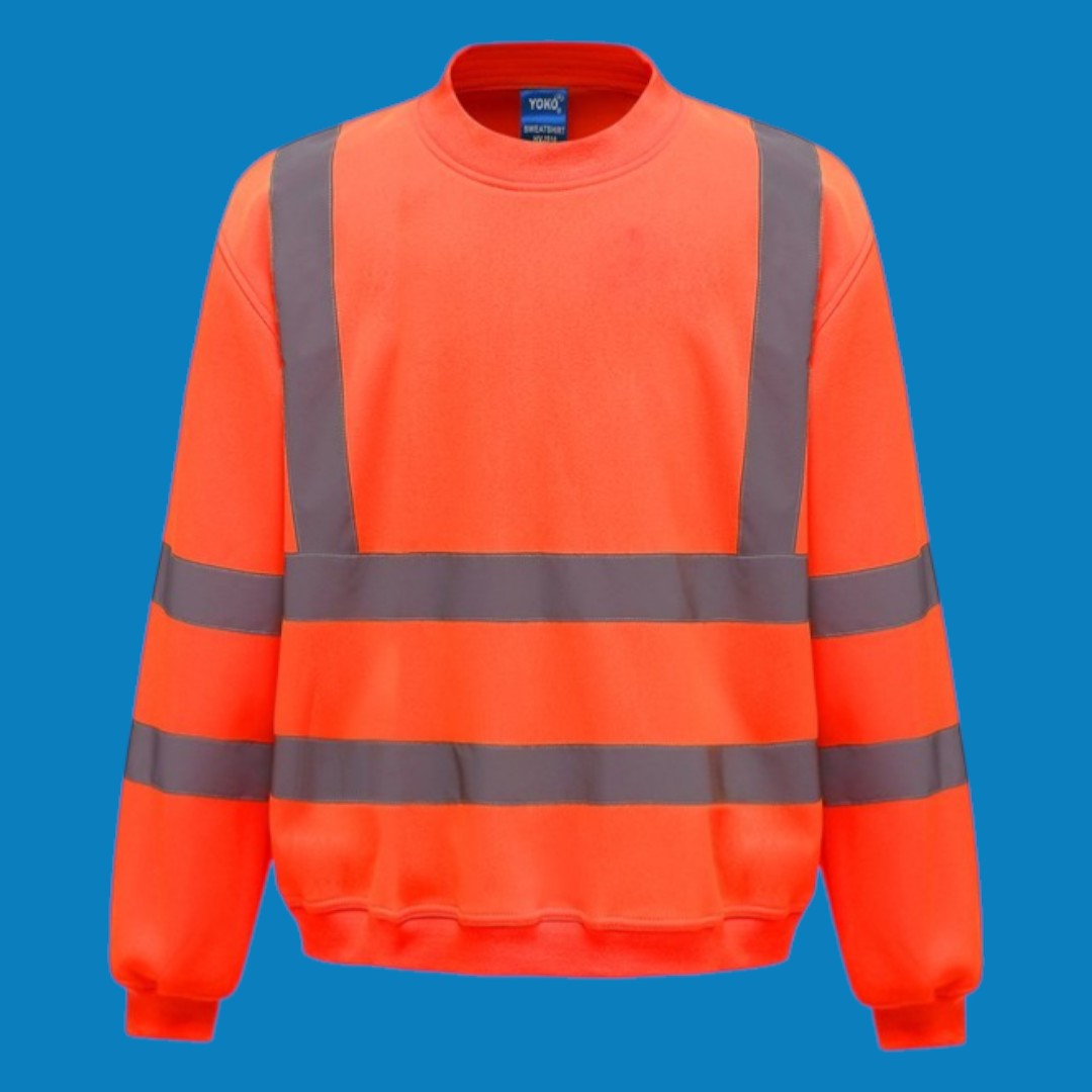 Yoko Hi Vis Sweatshirt - Orange