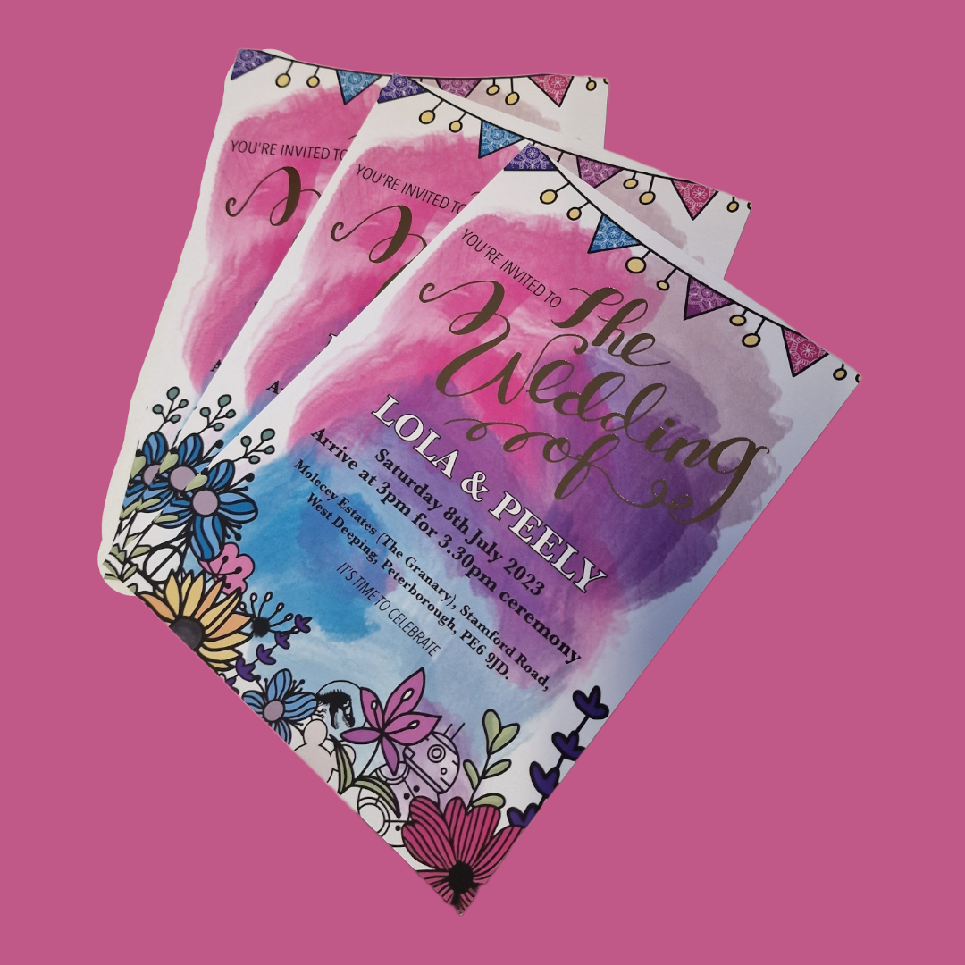 Invites Cut to Size