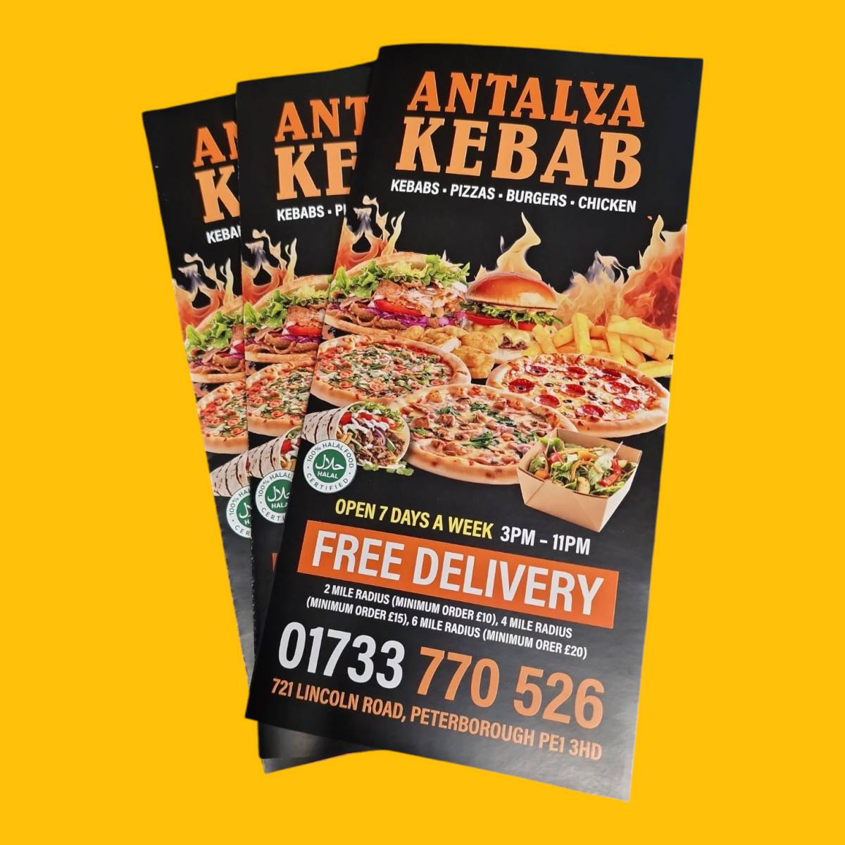 Leaflets Folded